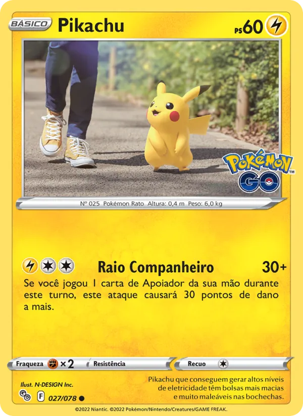 Pikachu (Pokémon GO #027/78)