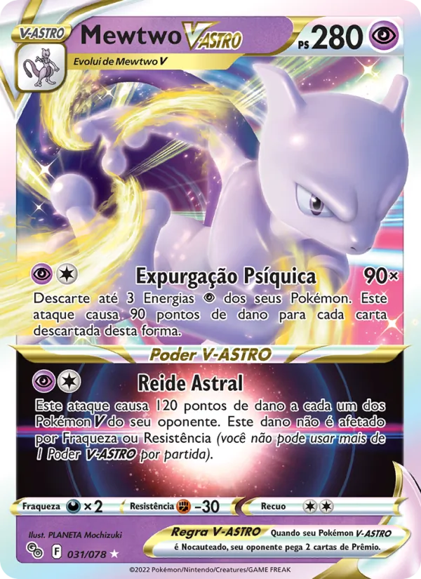 Mewtwo V-ASTRO (Pokémon GO #031/78)