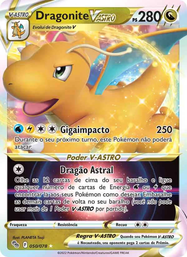 Dragonite V-ASTRO (Pokémon GO #050/78)