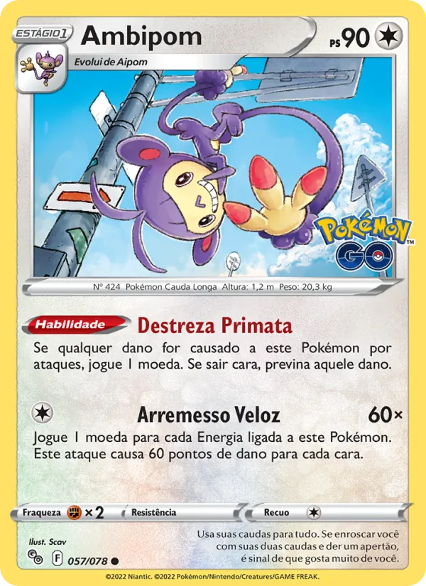 Ambipom (Pokémon GO #057/78)
