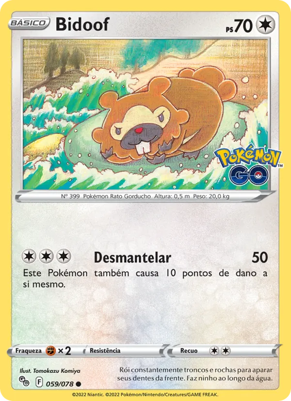 Bidoof (Pokémon GO #059/78)