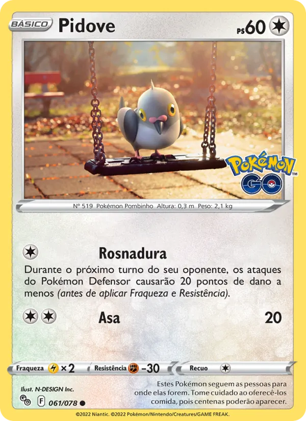 Pidove (Pokémon GO #061/78)