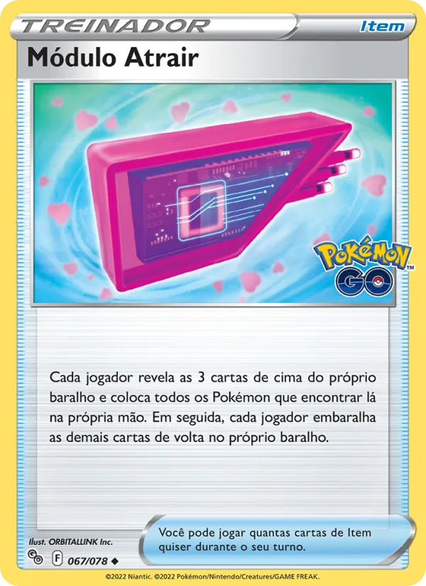 Módulo Atrair (Pokémon GO #067/78)