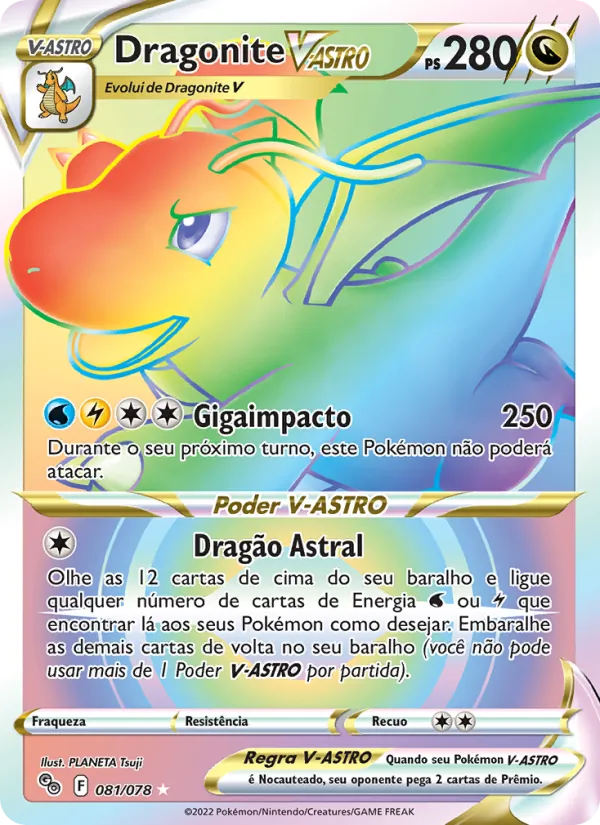 Dragonite V-ASTRO (Pokémon GO #081/78)
