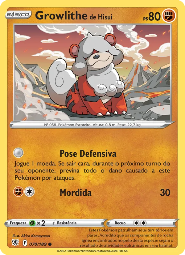 Growlithe de Hisui (Astral Radiance #070/189)