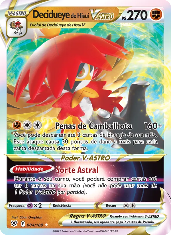 Decidueye de Hisui V-ASTRO (Astral Radiance #084/189)