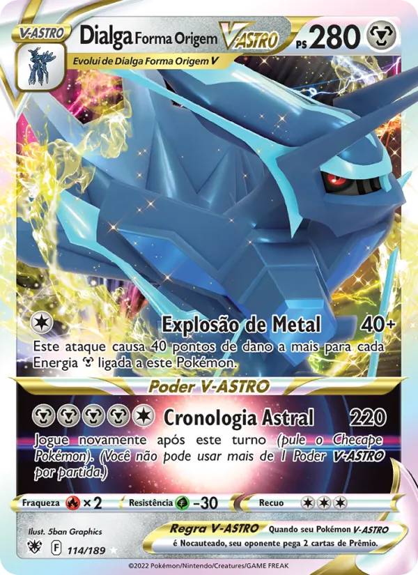 Dialga Forma Origem V-ASTRO (Astral Radiance #114/189)