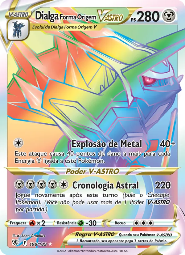 Dialga Forma Origem V-ASTRO (Astral Radiance #198/189)