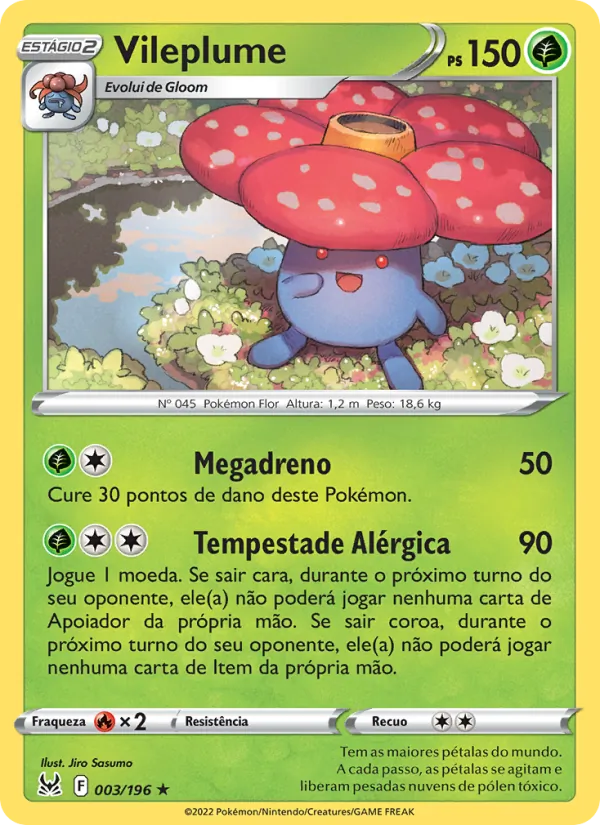Vileplume (Lost Origin #003/196)