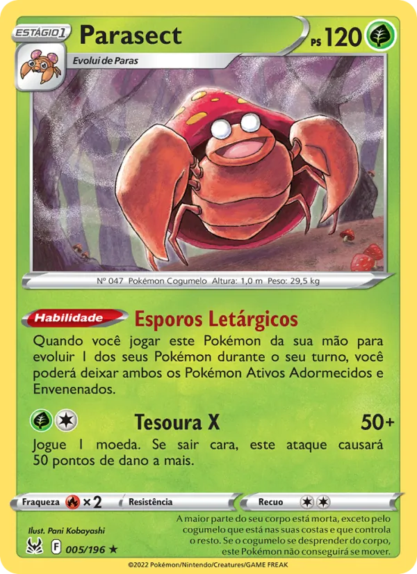 Parasect (Lost Origin #005/196)