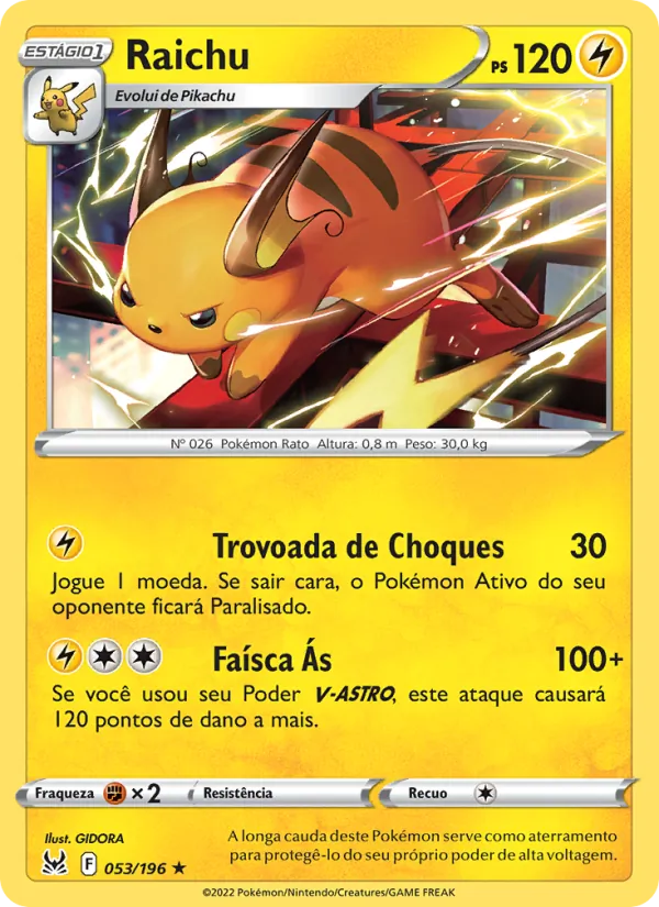 Raichu (Lost Origin #053/196)
