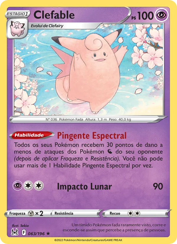 Clefable (Lost Origin #063/196)