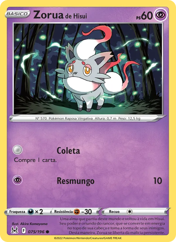 Zorua de Hisui (Lost Origin #075/196)