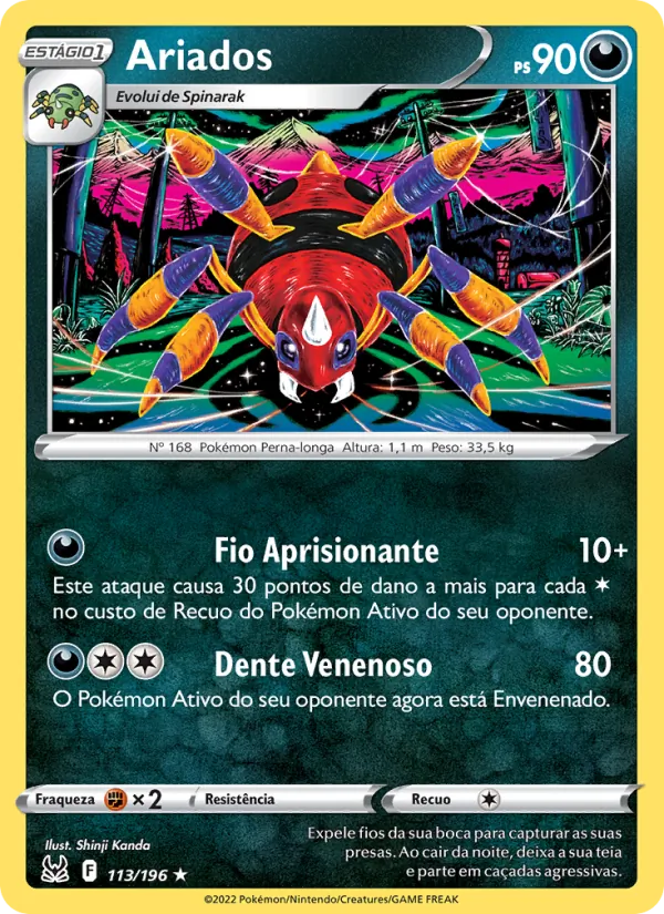 Ariados (Lost Origin #113/196)