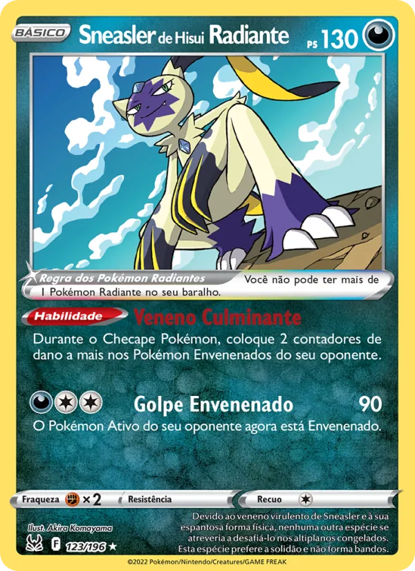 Sneasler de Hisui Radiante (Lost Origin #123/196)