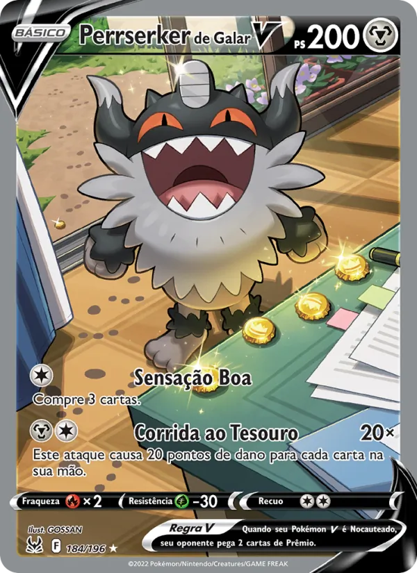 Perrserker de Galar V (Lost Origin #184/196)