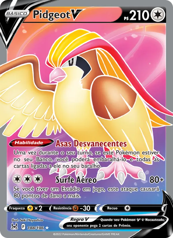 Pidgeot V (Lost Origin #188/196)