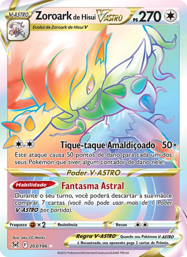 Zoroark de Hisui V-ASTRO (Lost Origin #203/196)