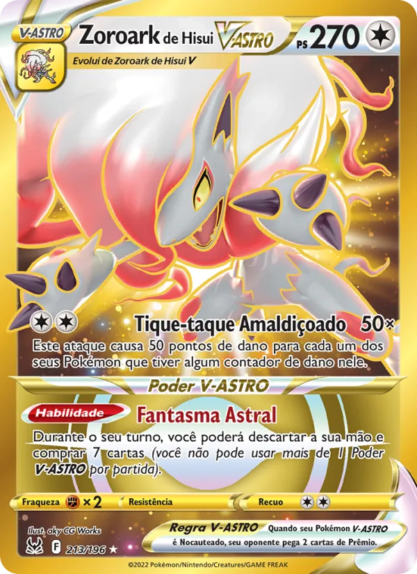 Zoroark de Hisui V-ASTRO (Lost Origin #213/196)