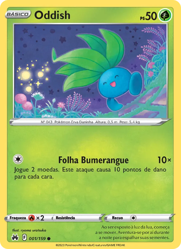 Oddish (Crown Zenith #001/159)