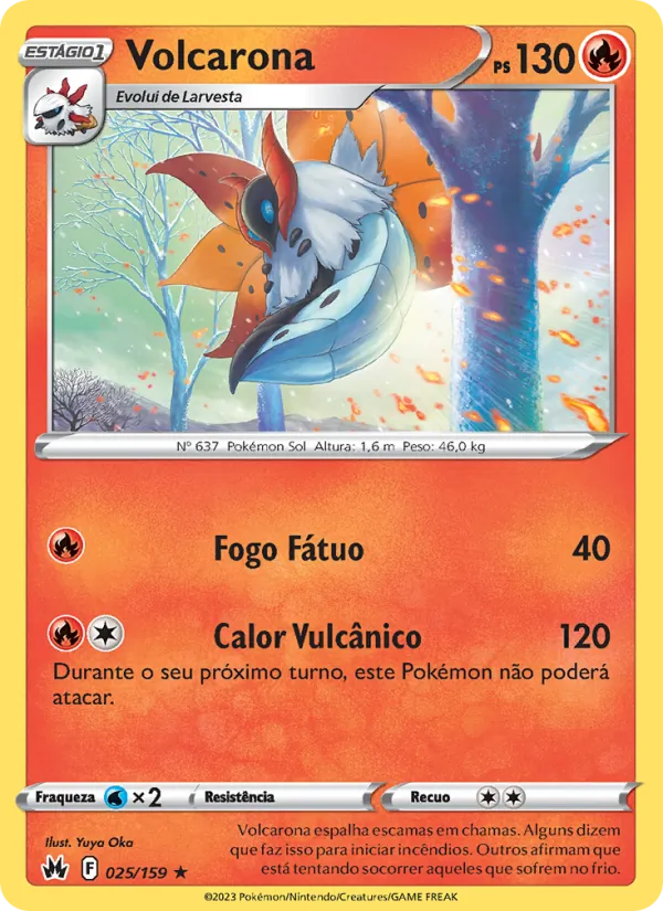 Volcarona (Crown Zenith #025/159)