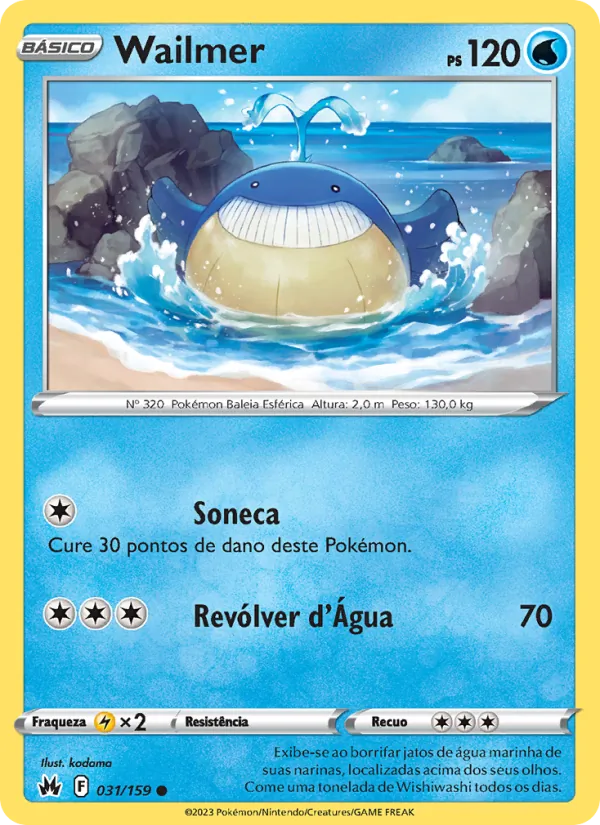 Wailmer (Crown Zenith #031/159)