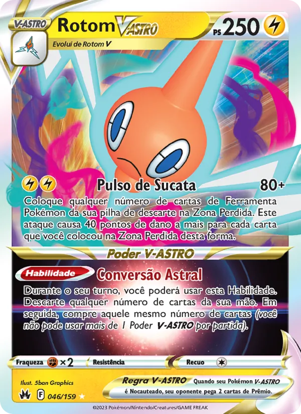 Rotom V-ASTRO (Crown Zenith #046/159)