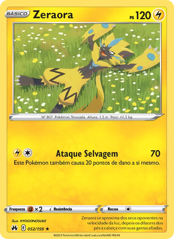 Zeraora (Crown Zenith #052/159)