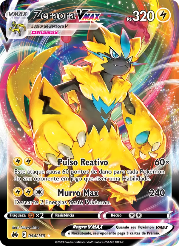 Zeraora VMAX (Crown Zenith #054/159)