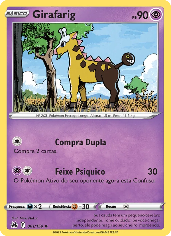 Girafarig (Crown Zenith #061/159)
