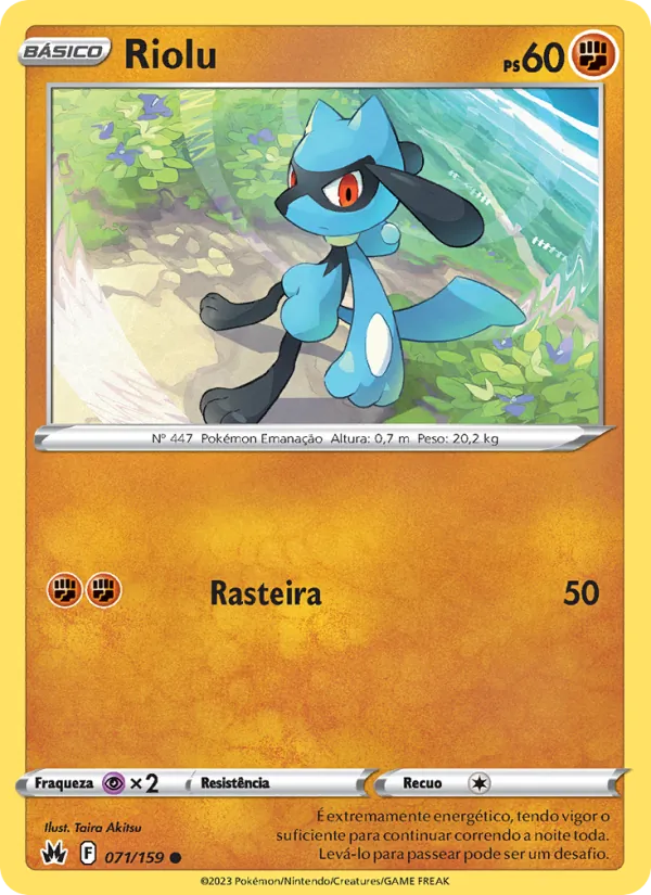 Riolu (Crown Zenith #071/159)