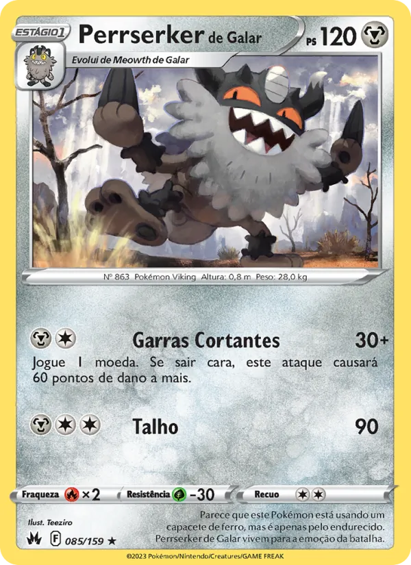Perrserker de Galar (Crown Zenith #085/159)