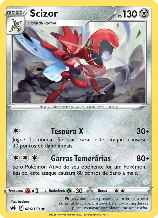 Scizor (Crown Zenith #086/159)