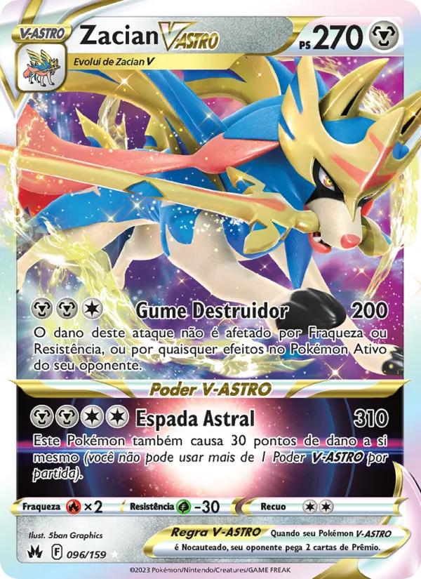 Zacian V-ASTRO (Crown Zenith #096/159)