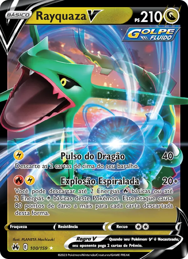 Rayquaza V (Crown Zenith #100/159)