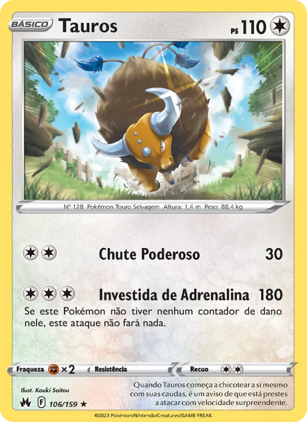 Tauros (Crown Zenith #106/159)