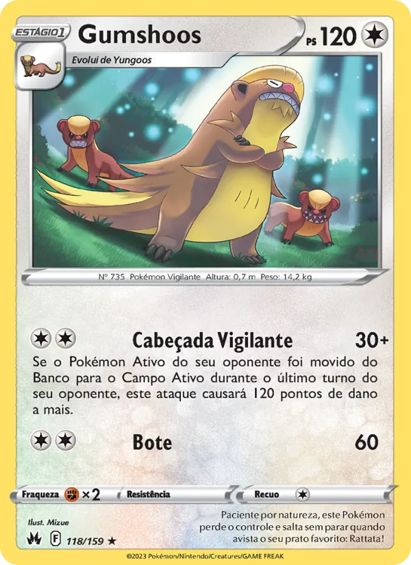 Gumshoos (Crown Zenith #118/159)