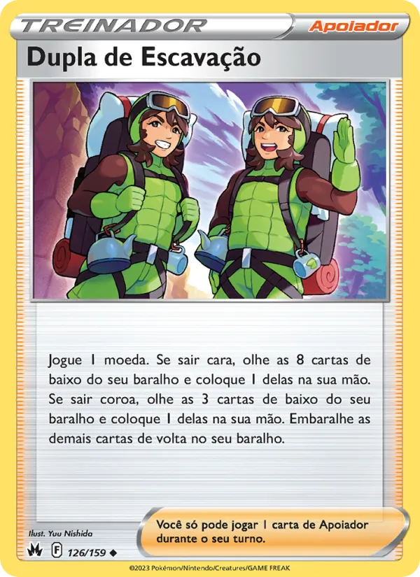 Dupla de Escavação (Crown Zenith #126/159)