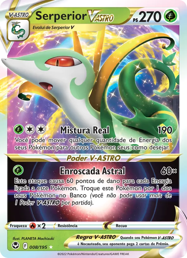 Serperior V-ASTRO (Silver Tempest #008/195)