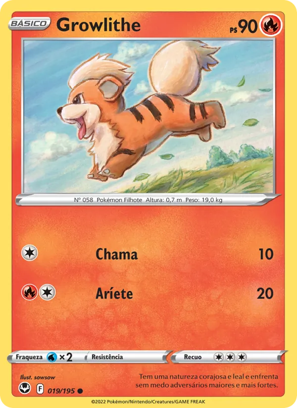 Growlithe (Silver Tempest #019/195)