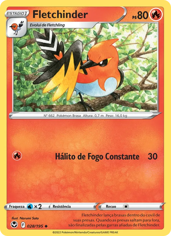 Fletchinder (Silver Tempest #028/195)