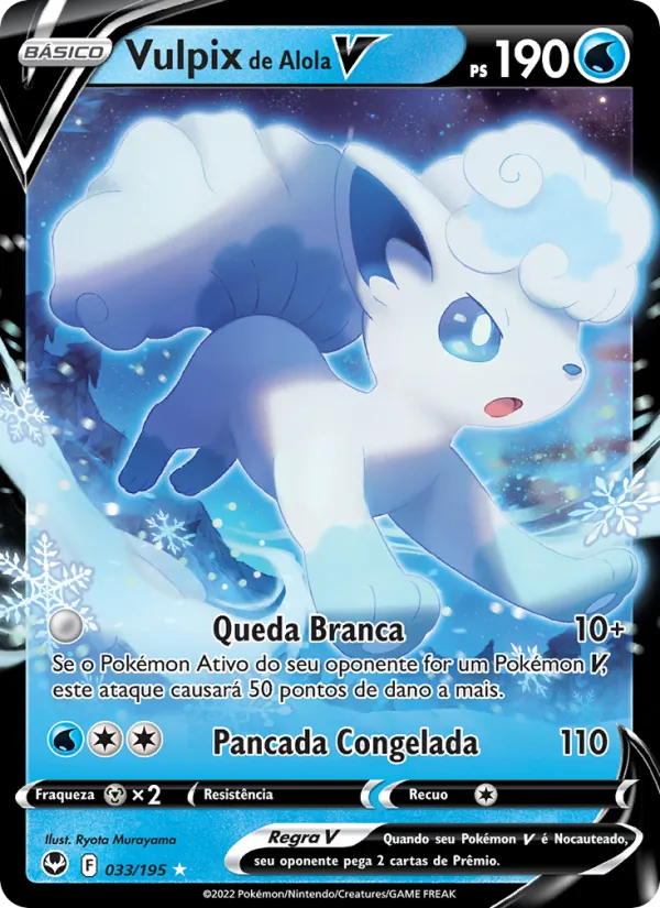 Vulpix de Alola V (Silver Tempest #033/195)
