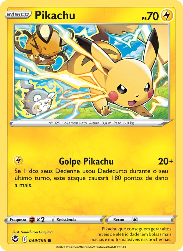 Pikachu (Silver Tempest #049/195)