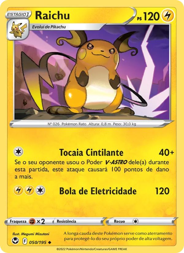Raichu (Silver Tempest #050/195)