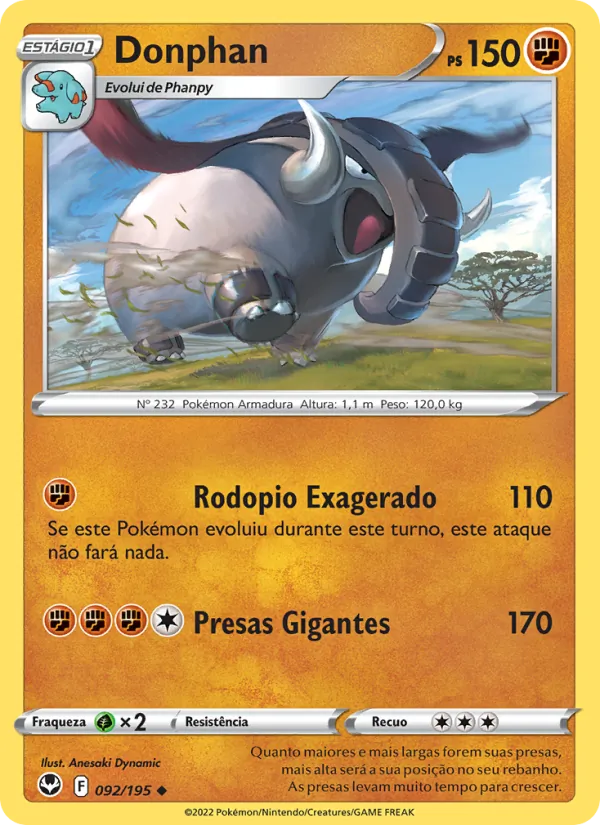 Donphan (Silver Tempest #092/195)