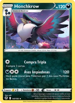 Honchkrow (Silver Tempest #107/195)