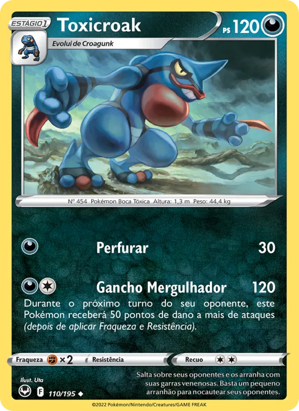 Toxicroak (Silver Tempest #110/195)