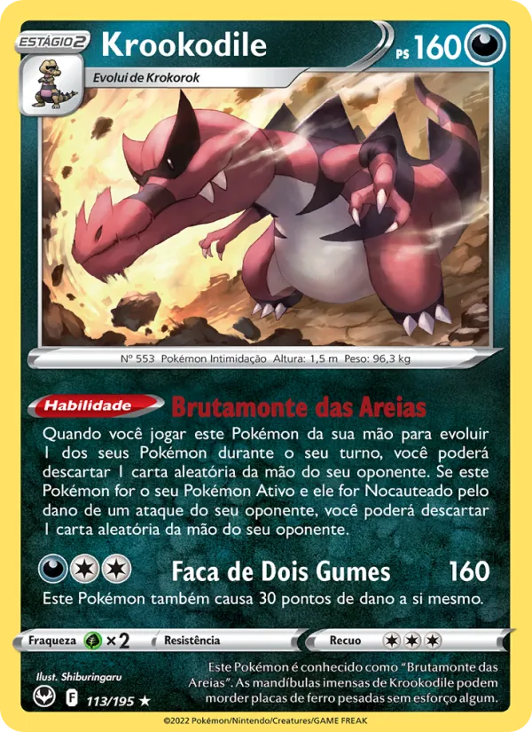 Krookodile (Silver Tempest #113/195)