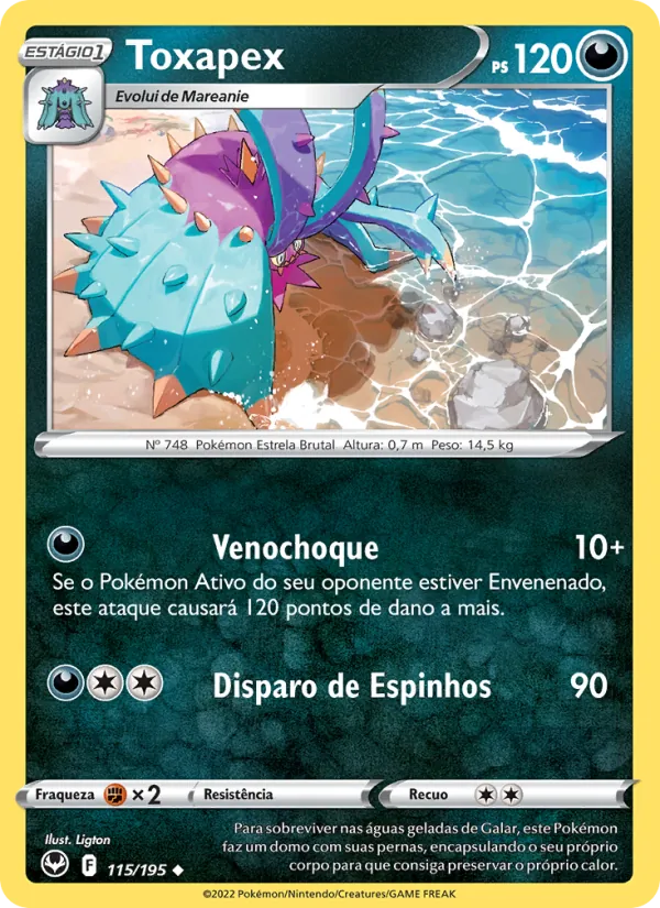 Toxapex (Silver Tempest #115/195)