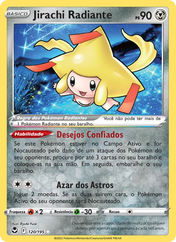 Jirachi Radiante (Silver Tempest #120/195)